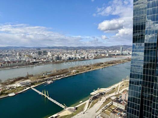 Studio zur Miete - Erstbezug 1.062 € 1 Zimmer 34,2 m² 41. Geschoss frei ab 01.11.2026 Wien 1220