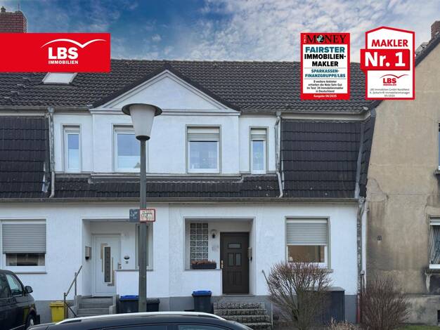 Reihenmittelhaus zum Kauf 220.000 € 3,5 Zimmer 85 m² 302 m² Grundstück Batenbrock Bottrop 46238