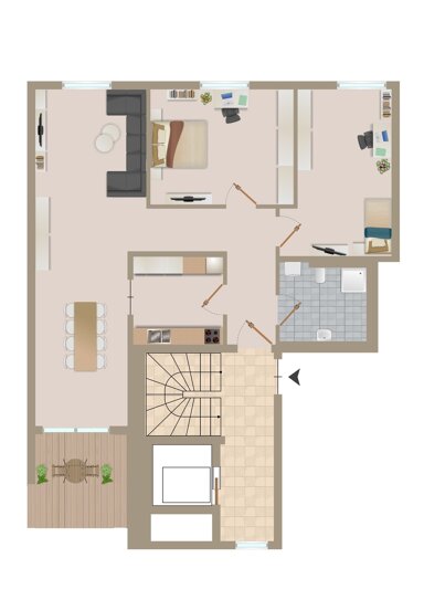 Wohnung zum Kauf provisionsfrei 655.000 € 3 Zimmer 80 m² frei ab sofort Heusteigviertel Stuttgart 70182