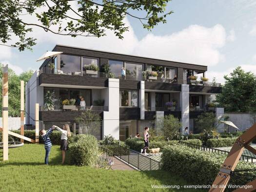 Wohnung zum Kauf - Neubau provisionsfrei 480.000 € 3 Zimmer 80 m² 1. Geschoss Horbacher Straße 116 Richterich Richterich 52072