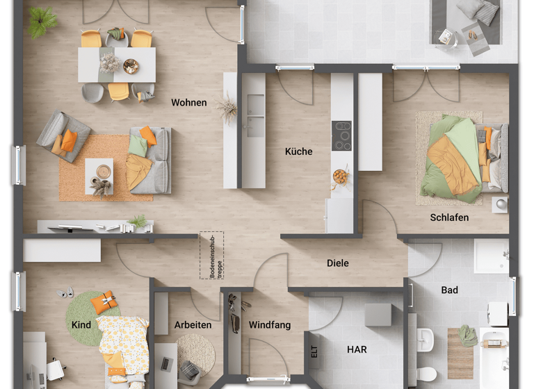 Wohnung zum Kauf provisionsfrei 363.850 € 4 Zimmer 1. Geschoss Alt Golm Rietz-Neuendorf 15848