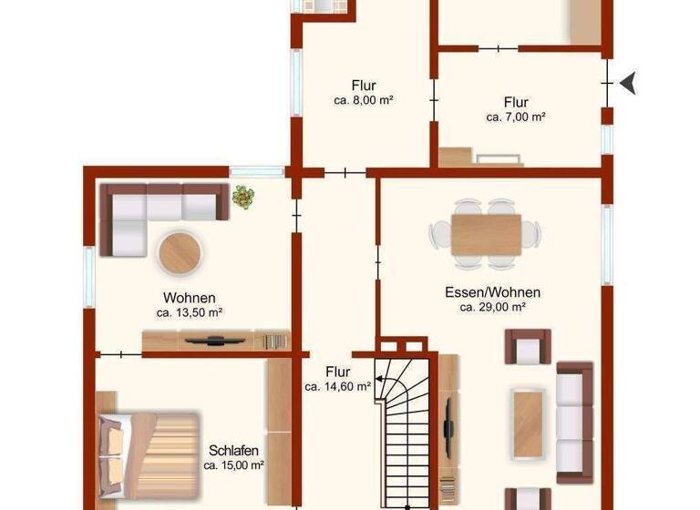 Einfamilienhaus zum Kauf provisionsfrei 319.500 € 6 Zimmer 150 m² 1.000 m² Grundstück Gessel Syke 28857