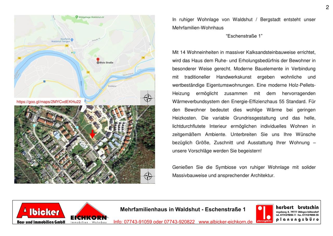 Wohnung zur Miete 1.200 € 3,5 Zimmer 100 m²<br/>Wohnfläche 01.03.2025<br/>Verfügbarkeit Eschenstr. 1 Waldshut Waldshut-Tiengen 79761