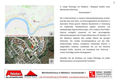 Wohnung zur Miete 1.200 € 3,5 Zimmer 100 m² frei ab 01.03.2025 Eschenstr. 1 Waldshut Waldshut-Tiengen 79761