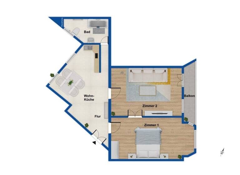 Wohnung zum Kauf 299.000 € 2 Zimmer 80,1 m² Friedrichshain Berlin 10247