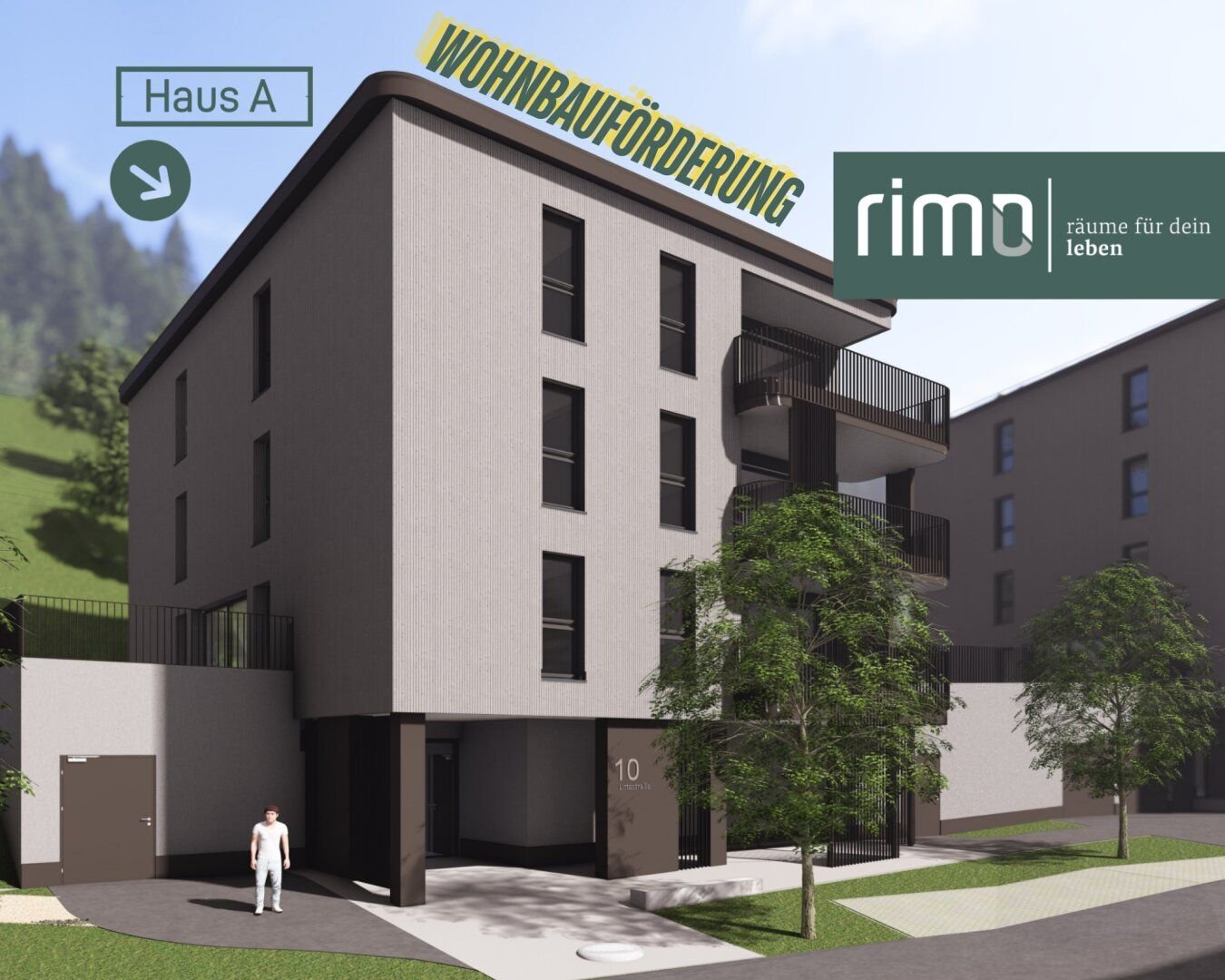 Terrassenwohnung zum Kauf 341.000 € 2 Zimmer 49,2 m²<br/>Wohnfläche 1.<br/>Geschoss Littastraße 12 Götzis 6840