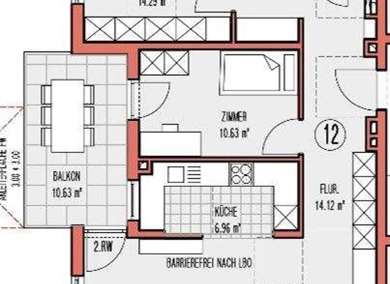 Wohnung zur Miete - Erstbezug 1.355 € 3 Zimmer 84 m² 1. Geschoss frei ab 01.06.2026 Waldrems Backnang 71522