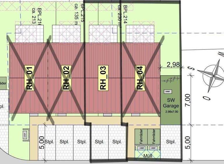 Reihenmittelhaus zum Kauf provisionsfrei 468.600 € 5 Zimmer 114 m² 110 m² Grundstück Muggensturm 76461