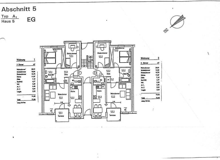 Wohnung zum Kauf 259.000 € 3 Zimmer 72,6 m² EG Hennigsdorf 16761