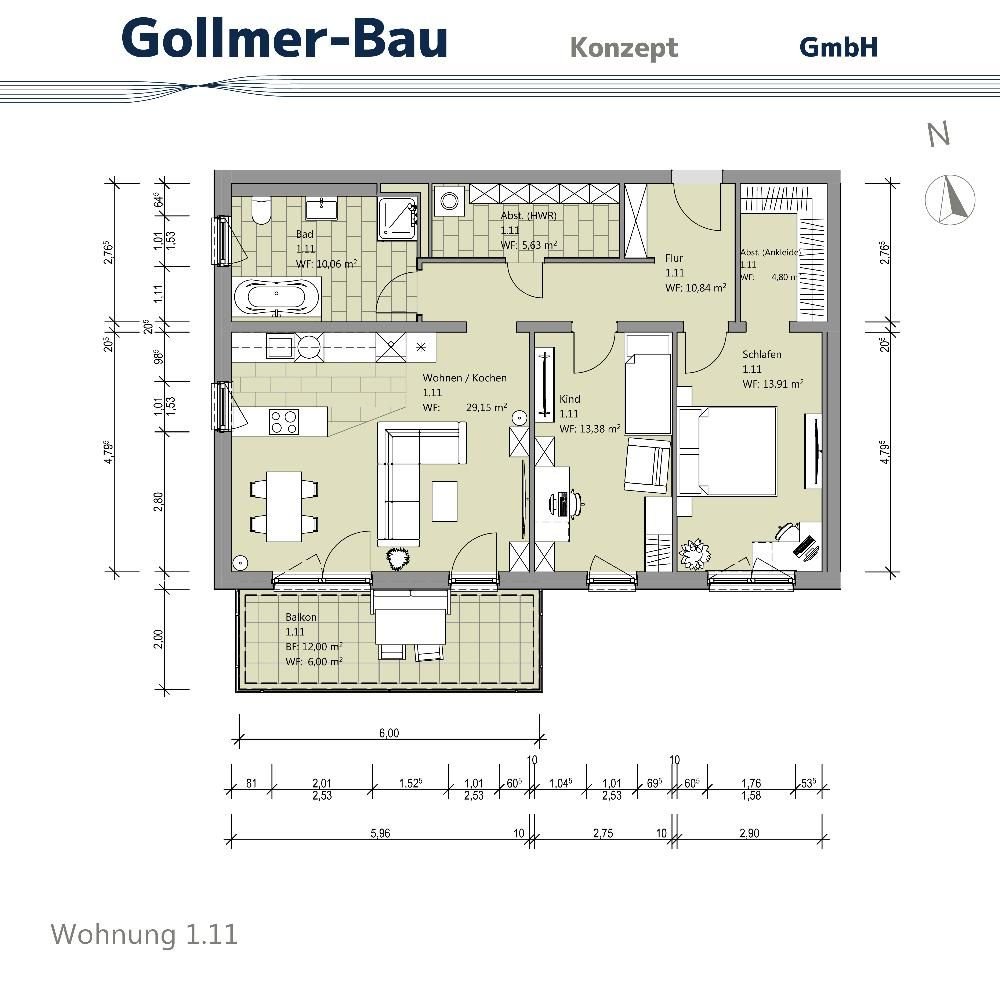 Wohnung zum Kauf 307.500 € 3 Zimmer 93,8 m²<br/>Wohnfläche 1.<br/>Geschoss Bodestraße 8a Bad Harzburg Bad Harzburg 38667