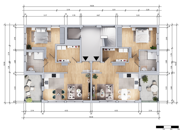 Wohnung zum Kauf - Erstbezug provisionsfrei 249.000 € 2 Zimmer 64,4 m² Mennighüffen Löhne 32584
