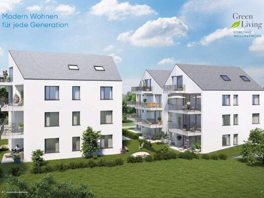 Wohnung zum Kauf provisionsfrei 730.000 € 4 Zimmer 92,7 m² 2. Geschoss frei ab sofort Radolfzellerstr. 91 Wollmatingen Konstanz 78467