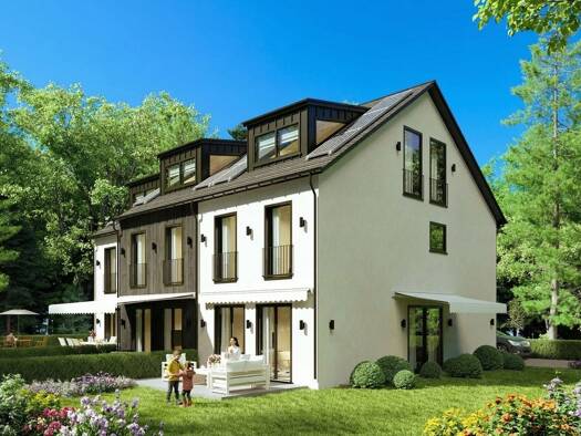 Reihenendhaus zum Kauf - Erstbezug provisionsfrei 1.149.000 € 6 Zimmer 137 m² 211 m² Grundstück Feldmoching-Hasenbergl München 80933