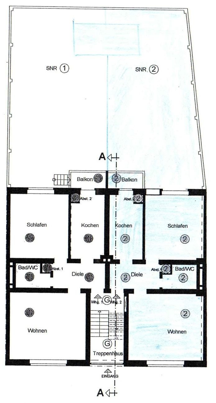 Wohnung zur Miete 680 € 2 Zimmer 61 m²<br/>Wohnfläche EG<br/>Geschoss 01.02.2025<br/>Verfügbarkeit Gebhardtstr. 15 Holsterhausen Essen 45147