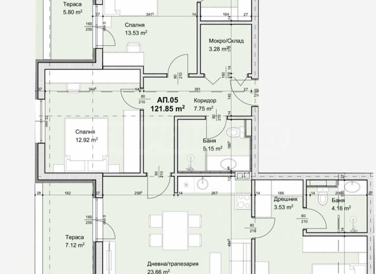 Studio zum Kauf 336.789 € 4 Zimmer 146,4 m² Sofia