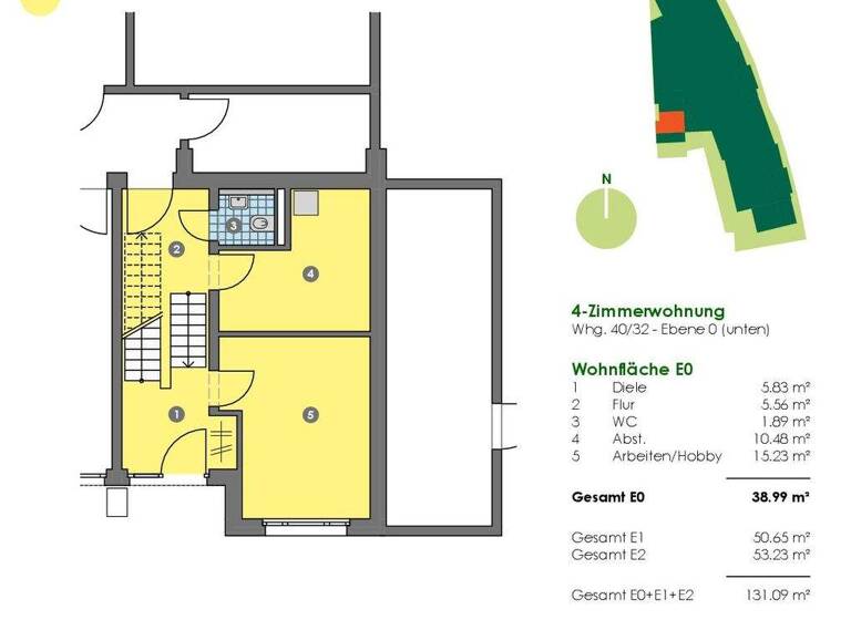 Wohnung zum Kauf - Erstbezug provisionsfrei 749.000 € 4 Zimmer 131,1 m² Plochingen 73207
