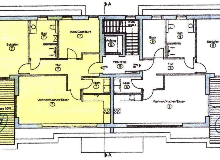 Penthouse zum Kauf provisionsfrei 491.500 € 3 Zimmer 88,1 m² 2. Geschoss Kampstraße 10 Osternburg Oldenburg 26135