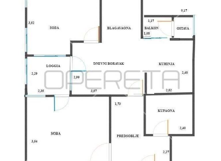Wohnung zum Kauf 315.000 € 4 Zimmer 70 m² 3. Geschoss Kanal - Sigecica