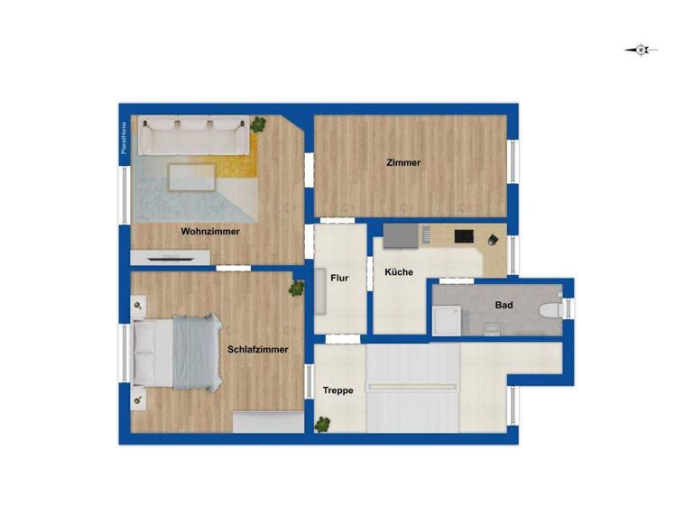 Wohnung zum Kauf 200.000 € 5 Zimmer 116,7 m² 1. Geschoss Innenstadt Worms 67547
