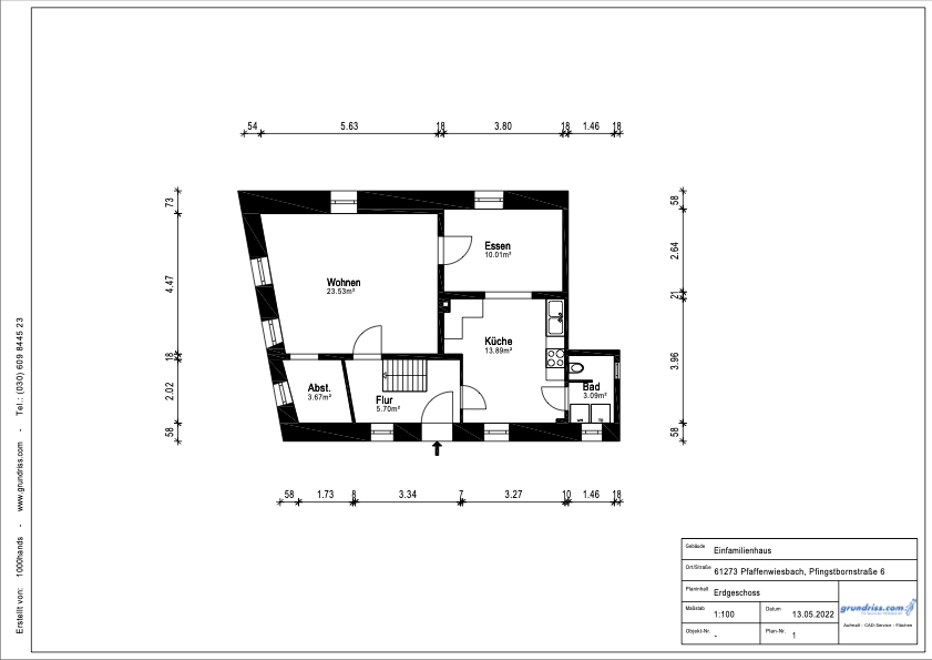 Haus zum Kauf 379.000 € 5 Zimmer 166 m²<br/>Wohnfläche 449 m²<br/>Grundstück Pfaffenwiesbach Wehrheim 61273