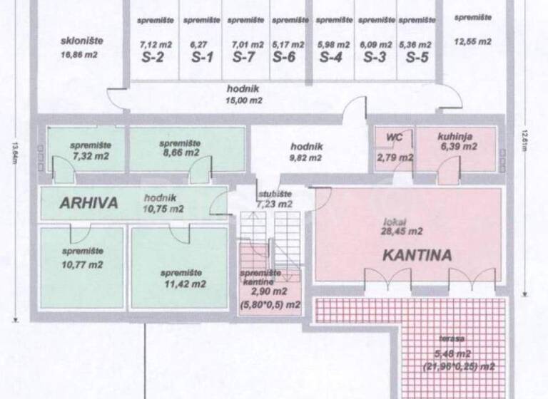 Büro zur Miete 16.000 € 20 Zimmer Knez Mislav