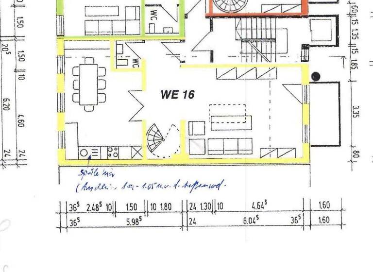 Penthouse zur Miete 2.900 € 4 Zimmer 145,1 m² 4. Geschoss Pappelallee 28 Prenzlauer Berg Berlin 10437