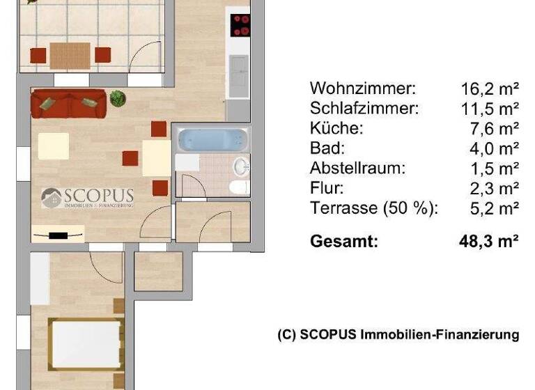 Wohnung zum Kauf 79.500 € 2 Zimmer 48,3 m² EG Meißen 01662