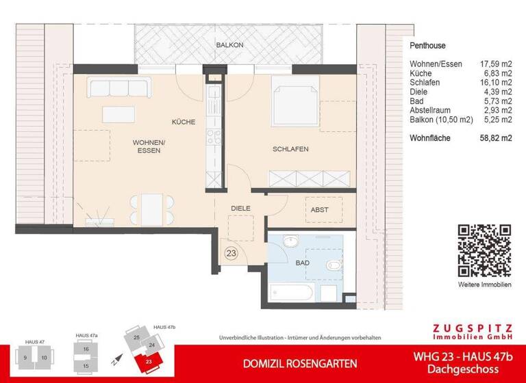 Wohnung zum Kauf - Erstbezug 643.000 € 2 Zimmer 58,8 m² EG Garmisch Garmisch-Partenkirchen 82467