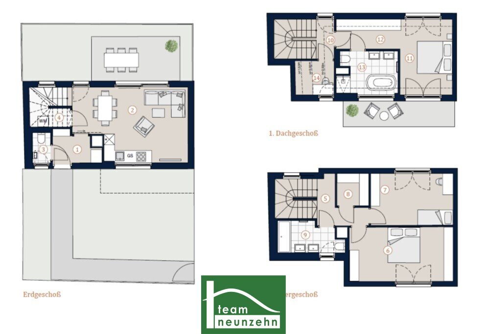 Maisonette zum Kauf 782.001 € 4 Zimmer 116,3 m²<br/>Wohnfläche Wien 1220