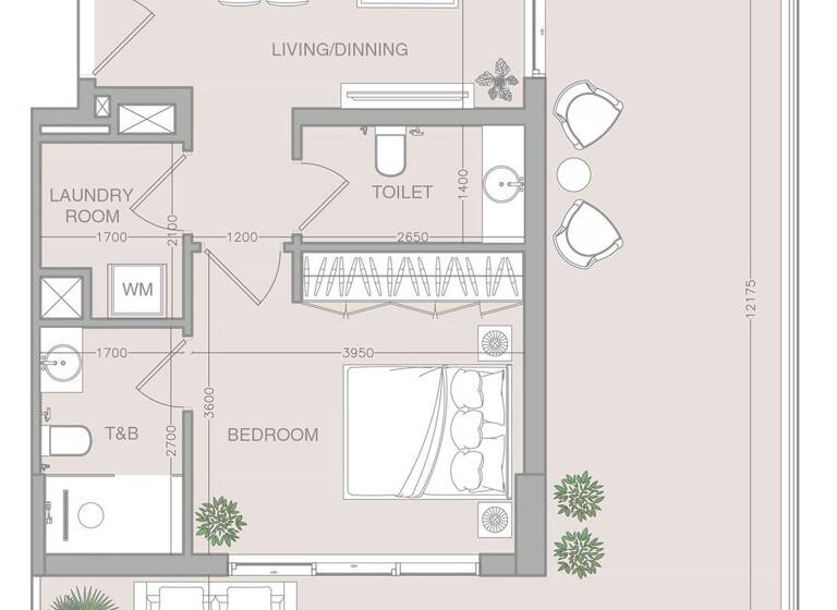 Wohnung zum Kauf provisionsfrei 439.493 € 2 Zimmer 108,3 m² Dubai 00000