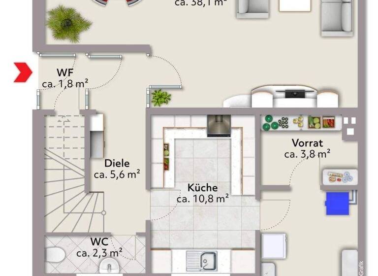 Doppelhaushälfte zum Kauf 265.000 € 4 Zimmer 125 m² 434 m² Grundstück frei ab 01.03.2026 Burgdamm Bremen 28719