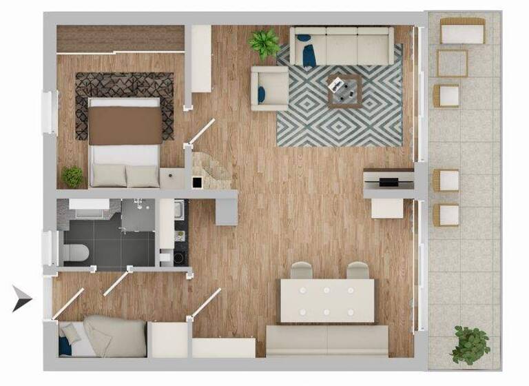 Wohnung zum Kauf 199.000 € 2 Zimmer 64 m² 1. Geschoss Emmastraße 40 Döse Cuxhaven / Döse 27476