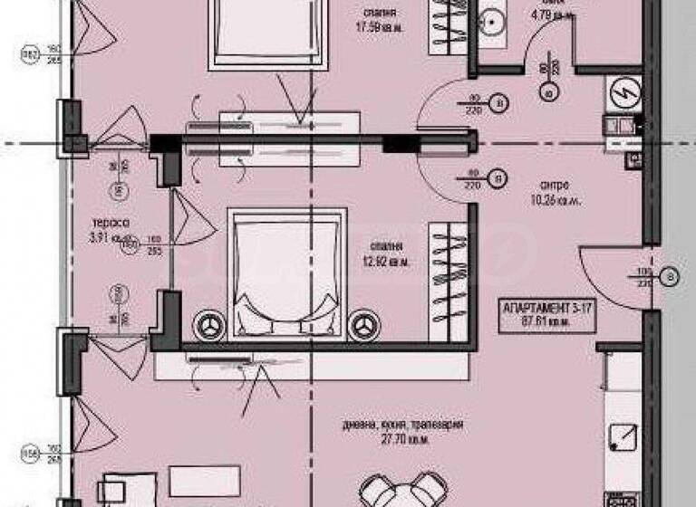 Studio zum Kauf 112.981 € 3 Zimmer 102,7 m² Velingrad