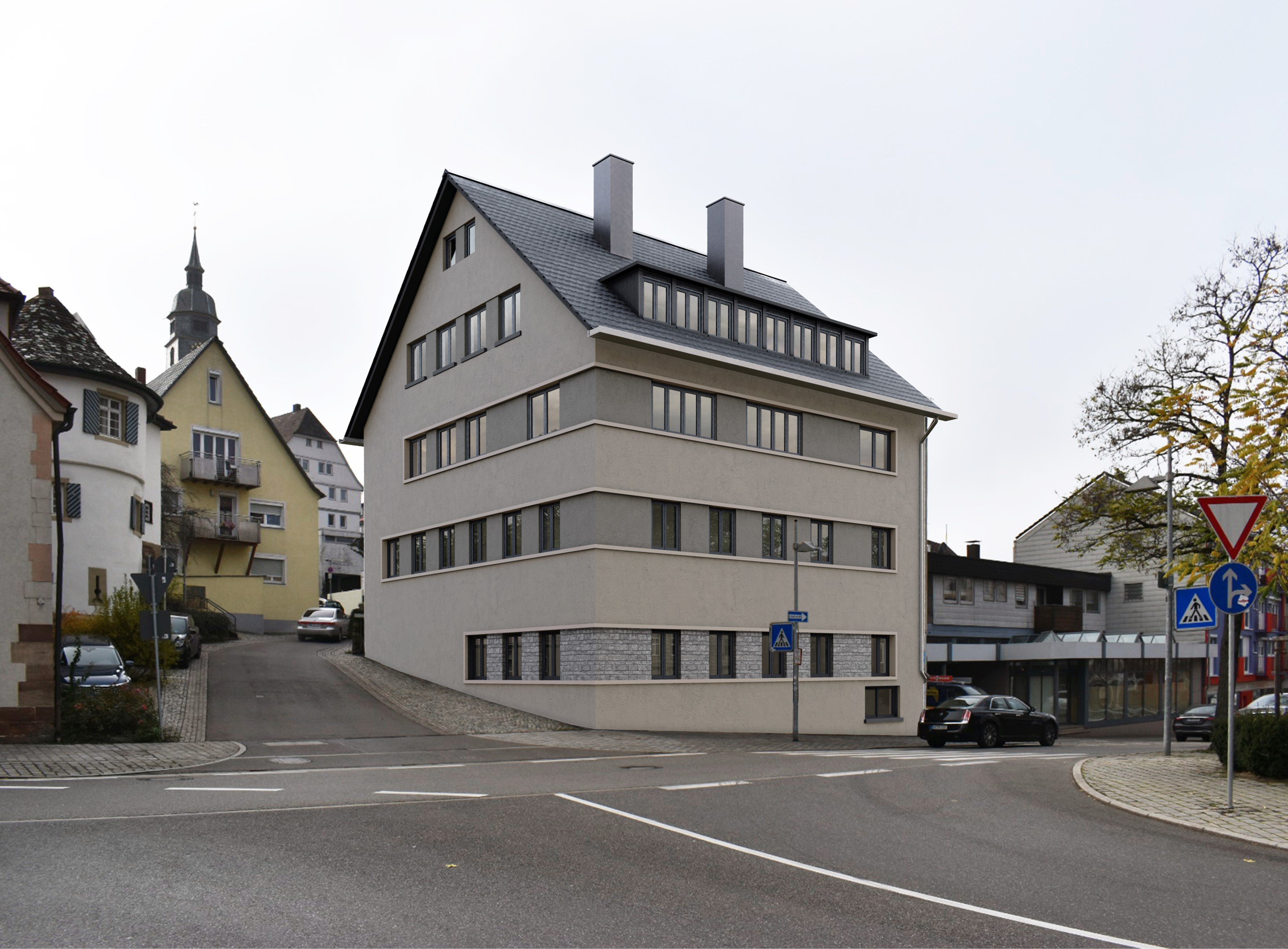 Wohn- und Geschäftshaus zum Kauf provisionsfrei als Kapitalanlage geeignet 1.100.000 € 18 Zimmer 603 m²<br/>Fläche 300 m²<br/>Grundstück Altstadt Böblingen 71032