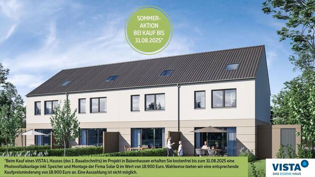 Reihenmittelhaus zum Kauf - Neubau 485.500 € 4,5 Zimmer 129 m² 181 m² Grundstück Frankfurter Straße 58 Babenhausen Babenhausen 64832