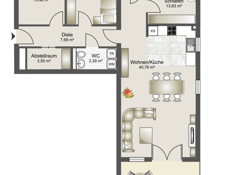 Wohnung zum Kauf - Erstbezug 359.000 € 4 Zimmer 107 m² Lütjenburg 24321