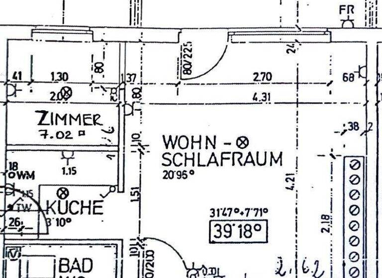 Wohnung zur Miete 722 € 2 Zimmer 39,2 m² Mödling 2340