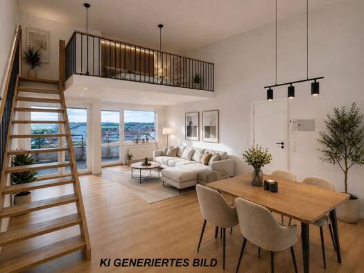 Penthouse zur Miete 1.250 € 2 Zimmer 56 m² Geschoss 11/11 frei ab 15.10.2026 Hemmingen 71282