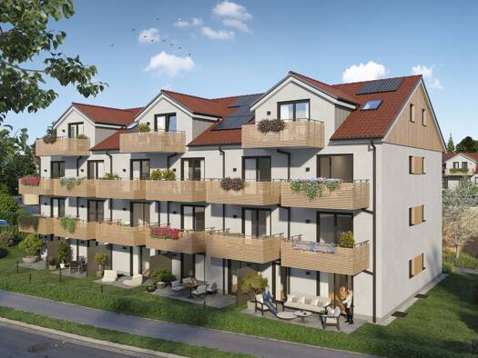 Wohnung zum Kauf - Erstbezug provisionsfrei 375.900 € 2 Zimmer 53,3 m² Holzkirchen Holzkirchen 83607