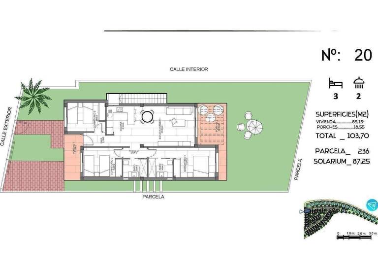 Villa zum Kauf - Erstbezug provisionsfrei 445.000 € 4 Zimmer 103 m² 313 m² Grundstück Algorfa