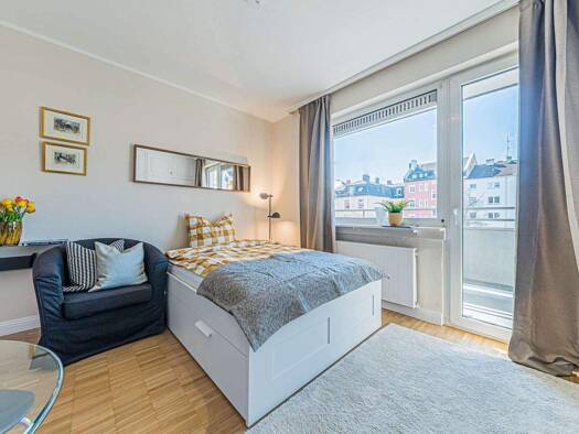 Wohnung zur Miete 1.120 € 1 Zimmer 25 m² frei ab 01.01.2026 Sachsenhausen Frankfurt am Main 60594