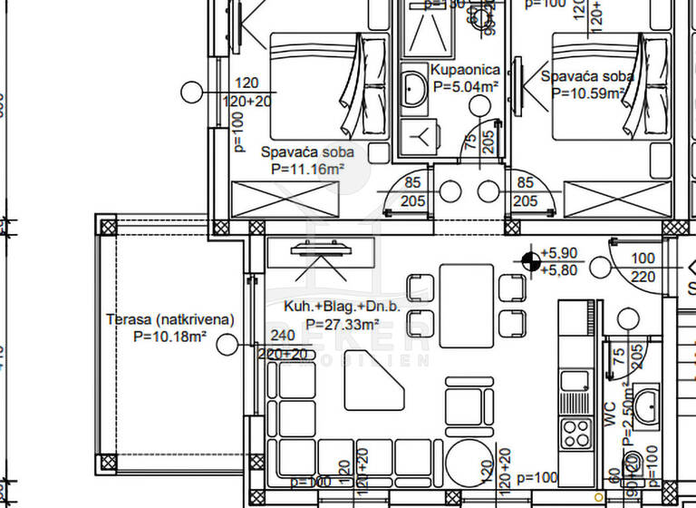 Wohnung zum Kauf - Erstbezug 330.000 € 3 Zimmer 67 m² 2. Geschoss Rogoznica 22202