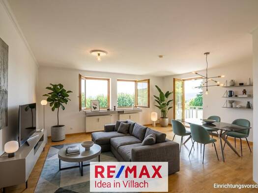 Wohnung zur Miete 758 € 2 Zimmer 70 m² 1. Geschoss Warmbad-Judendorf Villach 9504