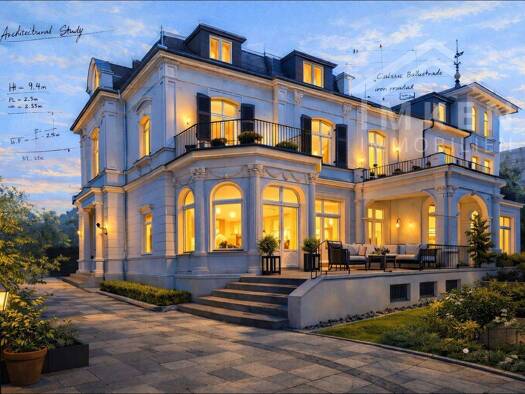 Villa zum Kauf 4.498.000 € 10 Zimmer 415 m² 1.913 m² Grundstück frei ab sofort Nienstedten Hamburg 22609