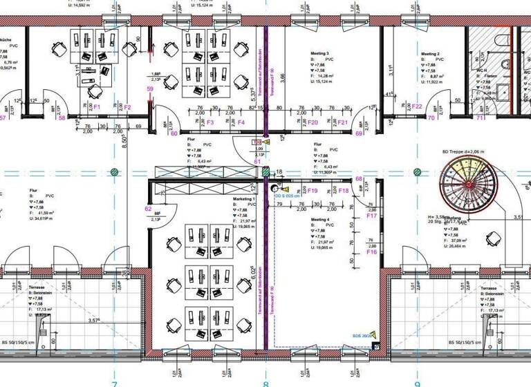 Bürogebäude zur Miete provisionsfrei 6.684 € 426 m²<br/>Bürofläche Proviantbachstraße 1 1/5 Innenstadt Augsburg 86153