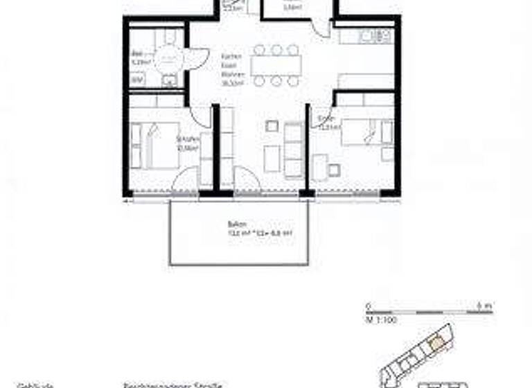 Wohnung zur Miete 1.040 € 3 Zimmer 77 m² 2. Geschoss Burghausen 84489