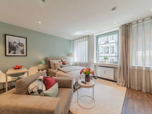 Studio zur Miete 1.490 € 1 Zimmer 30 m² 1. Geschoss frei ab 01.05.2026 Westend-Süd Frankfurt am Main 60323