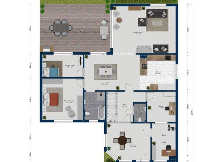 Einfamilienhaus zum Kauf 342.500 € 6 Zimmer 176 m² 1.120 m² Grundstück Nordholz 27639