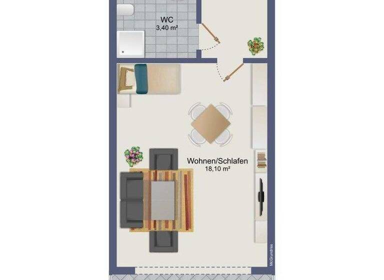 Studio zur Miete 1.300 € 1 Zimmer 30 m² 1. Geschoss frei ab sofort Uhdestraße 45 Thalk.Obersendl.-Forsten-Fürstenr.-Solln München 81477