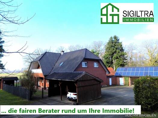 Einfamilienhaus zum Kauf provisionsfrei 569.000 € 8 Zimmer 246 m² 6.870 m² Grundstück Steinfeld Neuenkirchen 49586